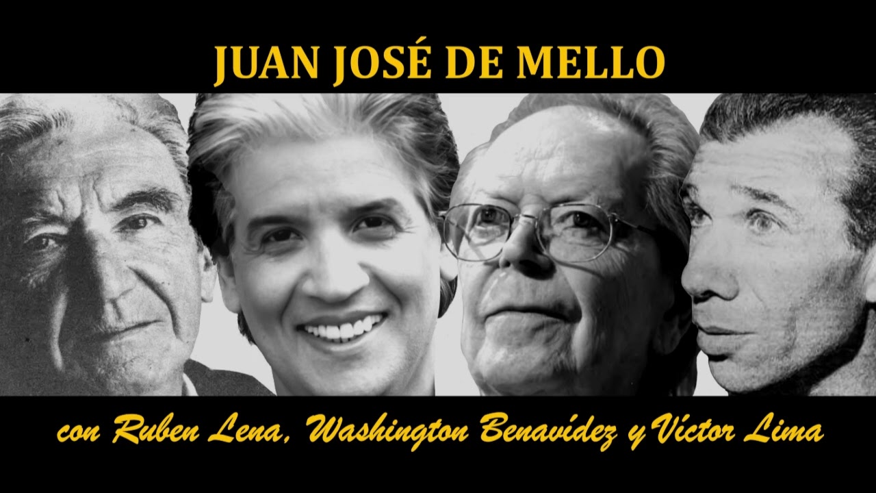 Juan José de Mello con Ruben Lena, Washington Benavídez y Víctor Lima