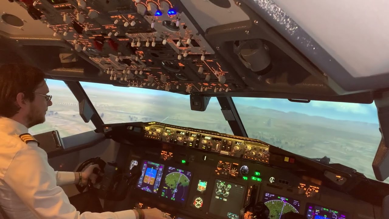 Landing Perpignan LFMP Normal conditions.