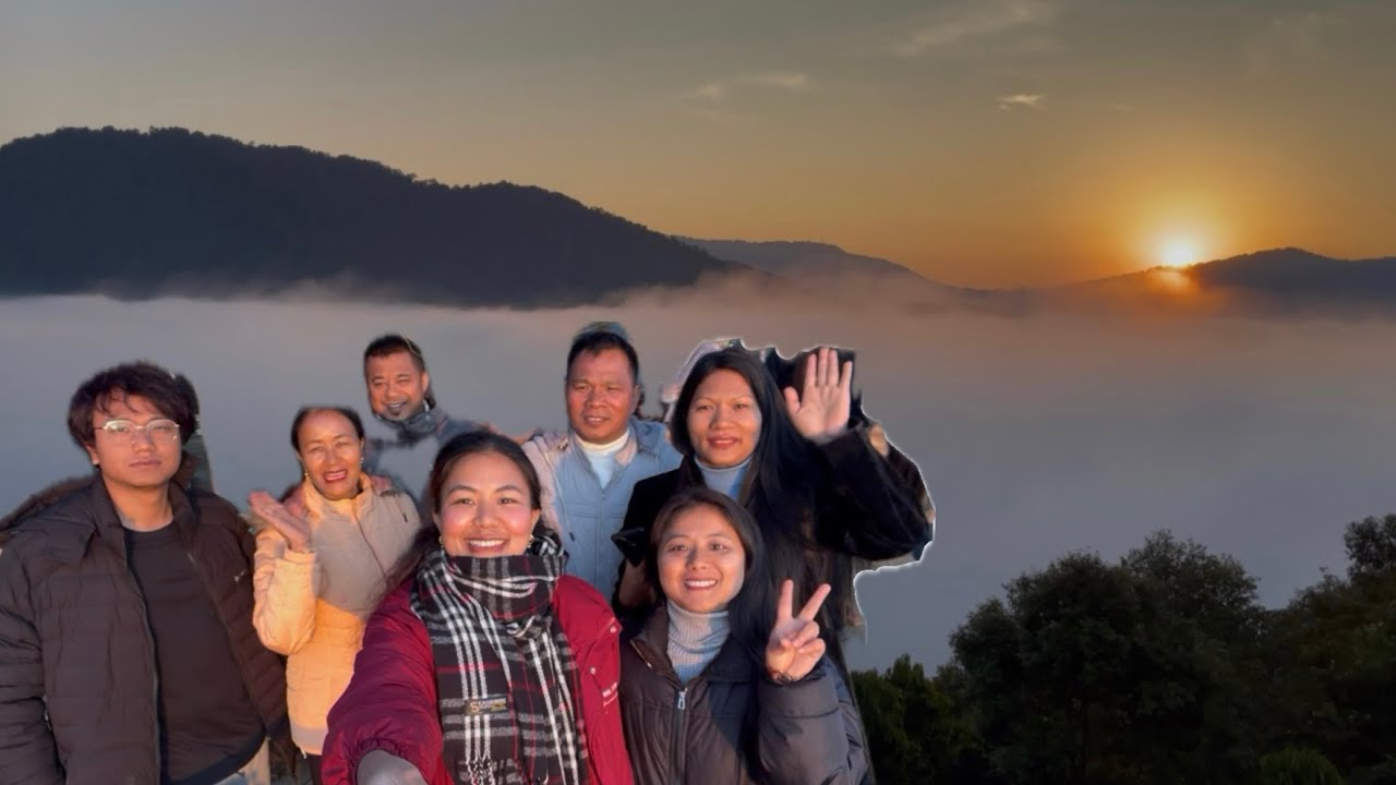 Family outing for Sunrise view