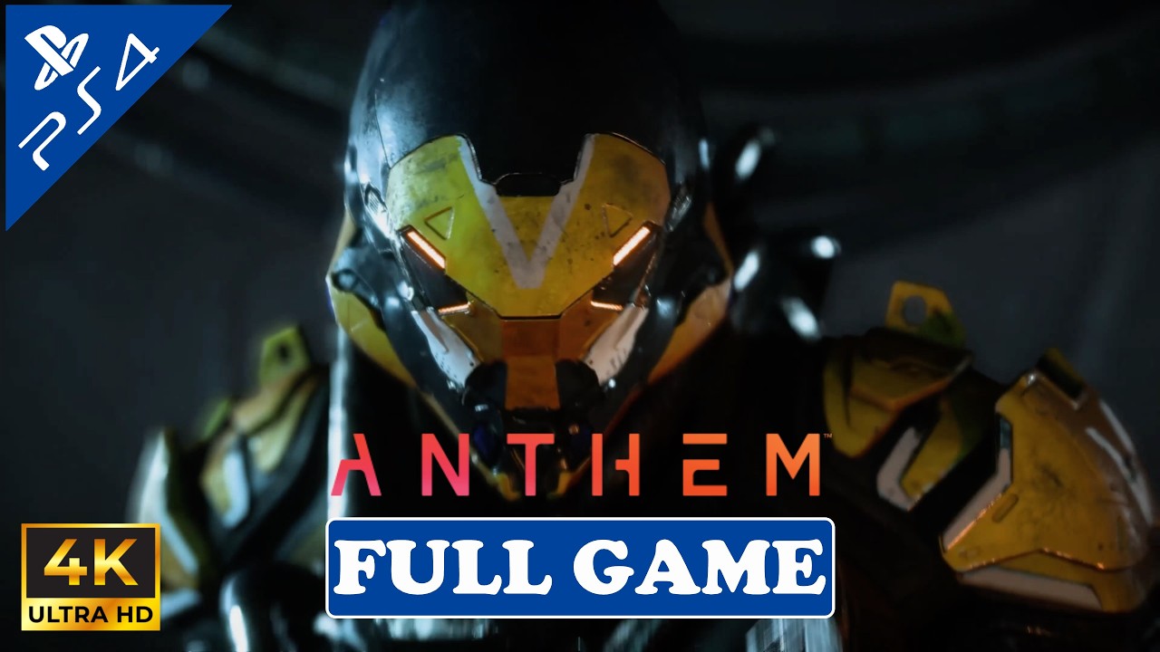 Anthem Full Game Campaign Walkthrough [PS4 Pro, 4K Gameplay]