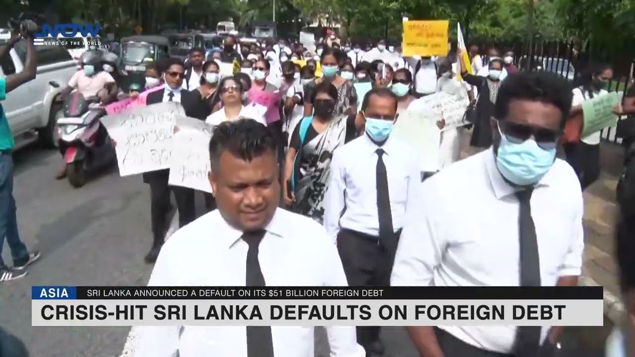Crisis-hit Sri Lanka defaults on foreign debt