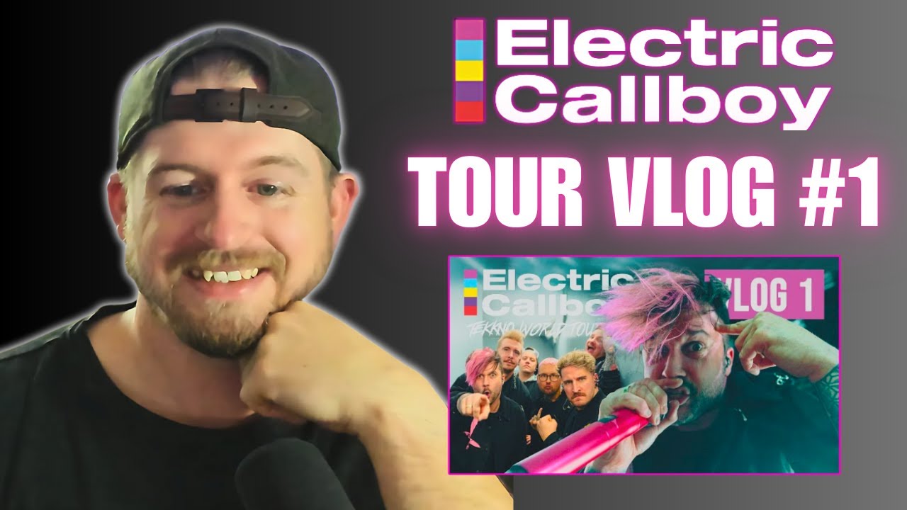 Reacting to the Comedy that is Electric Callboy - Tekkno Tour VLOG #1