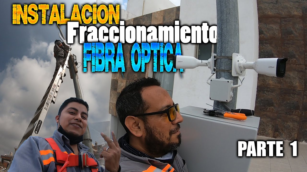 💥 MEGA PROYECTO 15 cámaras 4mp DAHUA utilizando 💯 FIBRA OPTICA para vigilar un FRACCIONAMIENTO 2022