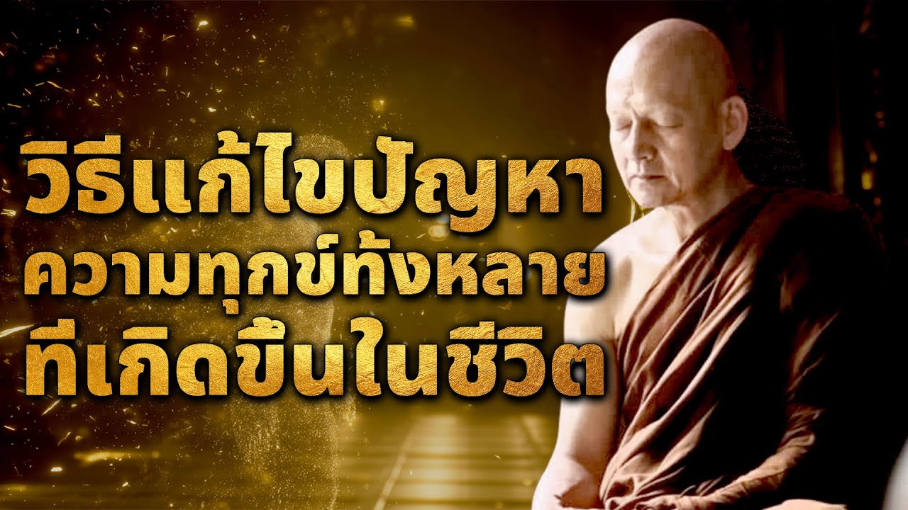 วิธีแก้ไขปัญหา ความทุกข์ทั้งหลาย ที่เกิดขึ้นในชีวิต #พุทธวจน