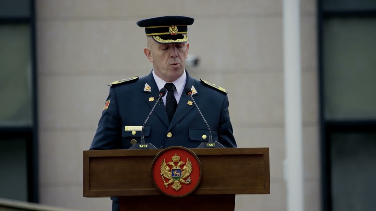 Obraćanje NGŠ, bg Vuksanovića, na ceremoniji otvaranja nove zgrade Komande Mornarice VCG