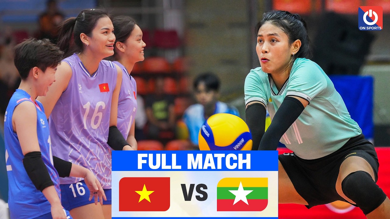 FULL HD | VIET NAM vs. MYANMAR | Đẳng cấp out trình, thi nhau bắn phá