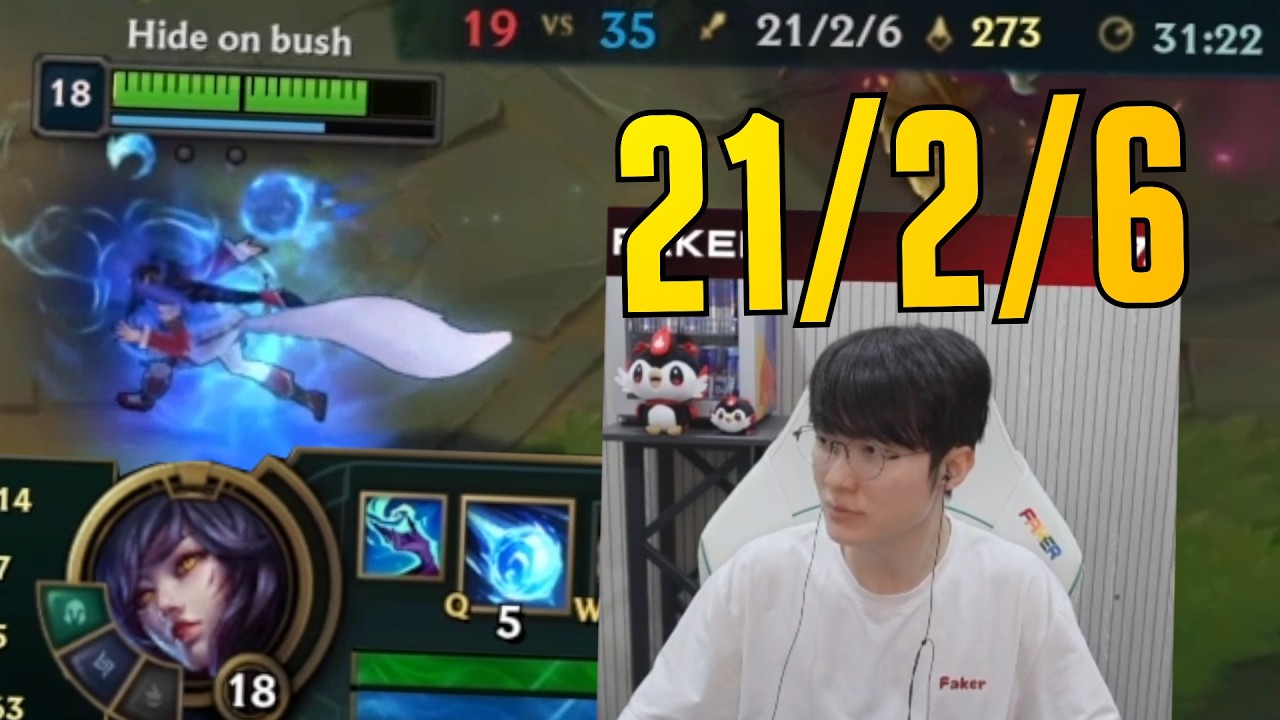 T1 Faker ABSOLUTNY POTW&Oacute;R Ahri Performance! - WYSOKIE ELO KR Pros SoloQ Najważniejsze informacje