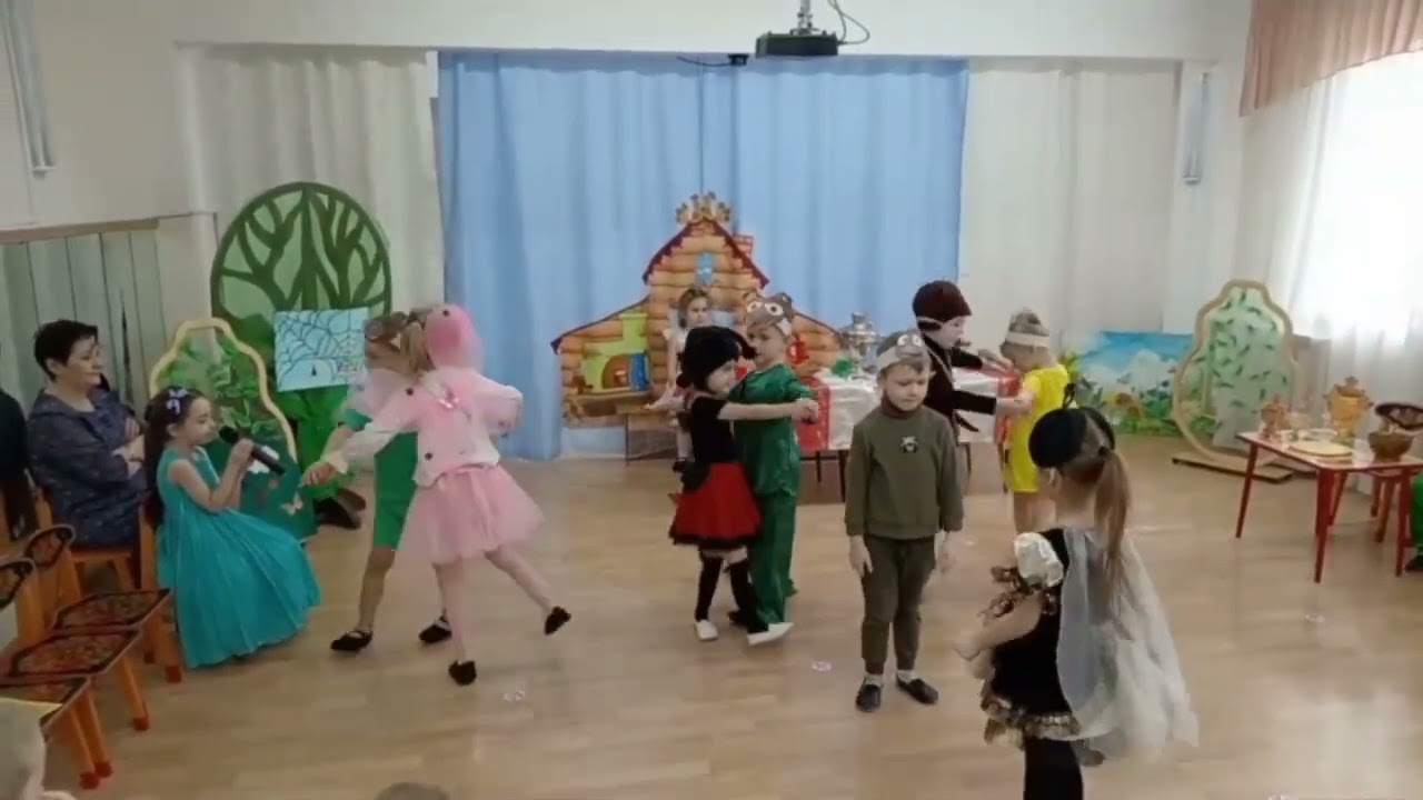 Постановка сказки «Муха-цокотуха» воспитанниками группы «Золотая рыбка» МАДОУ № 9