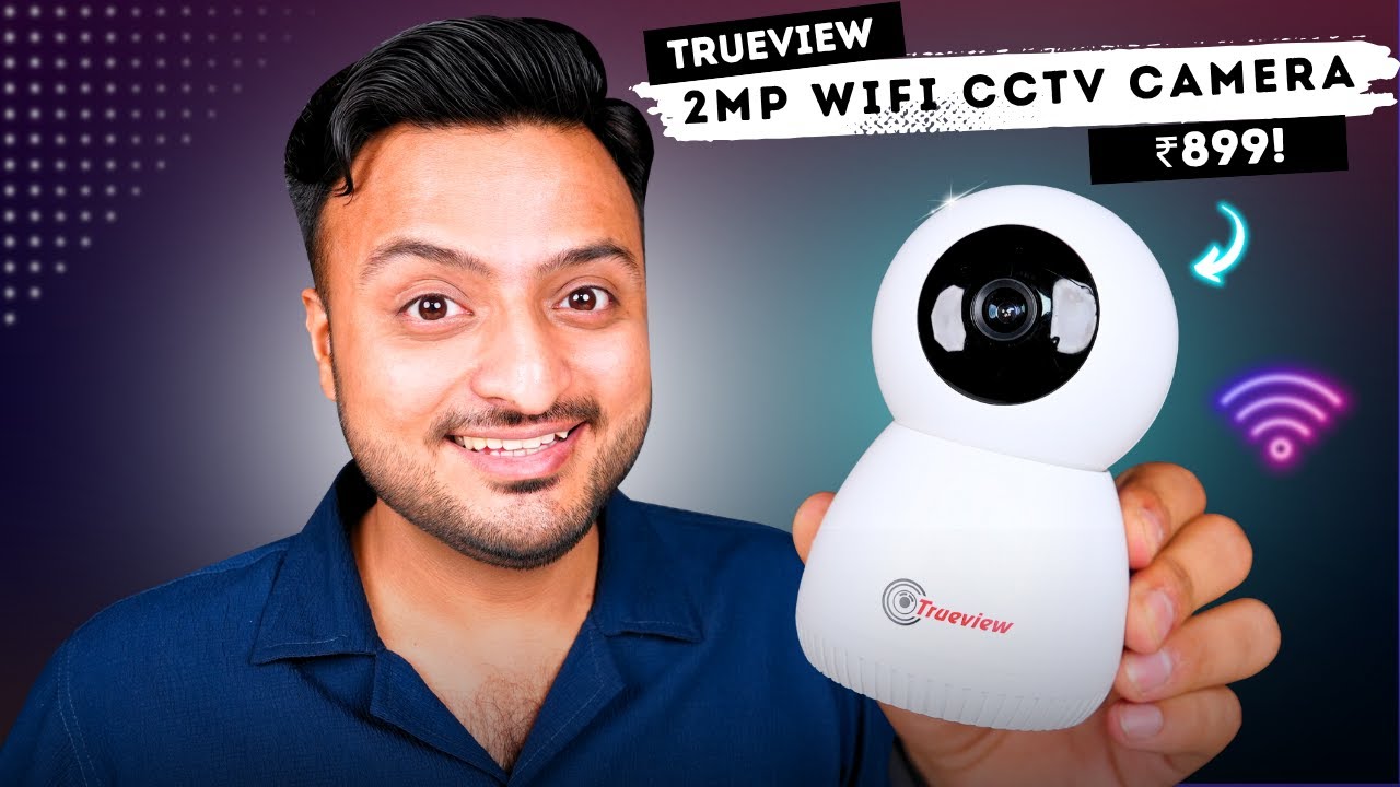Trueview 2MP Smart CCTV Wi-Fi Home Security Camera Review🔥 360° View, 2 Way Talk, Motion Tracking⚡️