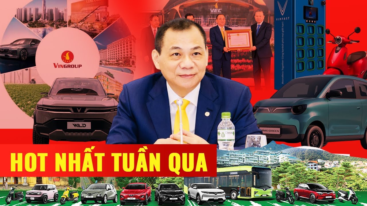 VINGROUP NỘP NGÂN SÁCH 56.200 TỶ; VINFAST CÔNG BỐ XE MÁY ĐIỆN ĐỔI PIN; VF MINIO, VF WILD TRÊN PHỐ