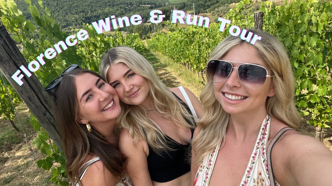 Wine & Run Tour Around Florence Vlog