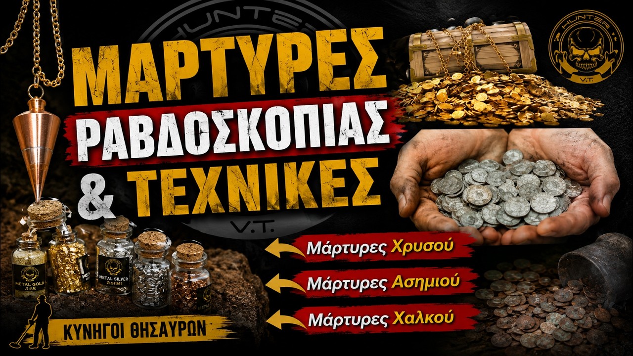 Μάρτυρες Ραβδοσκοπίας & Τεχνικές | TECHNICS FOR DOWSING RODS