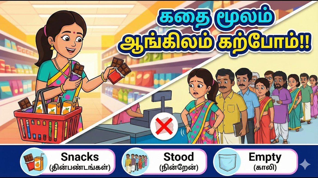 கதை மூலம் ஆங்கிலம் கற்போம்! | Spoken English in Tamil. 