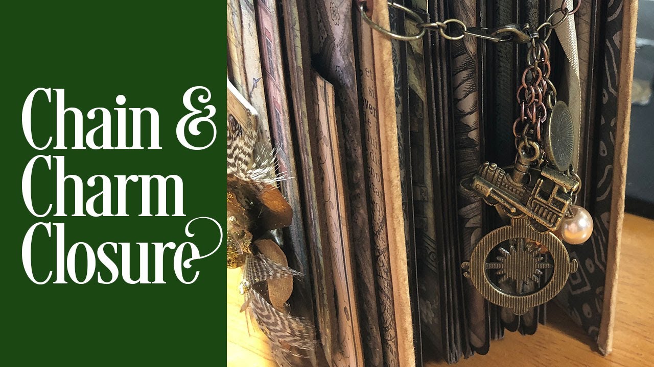 How to Make a Chain and Charm Closure For Your Mini Albums