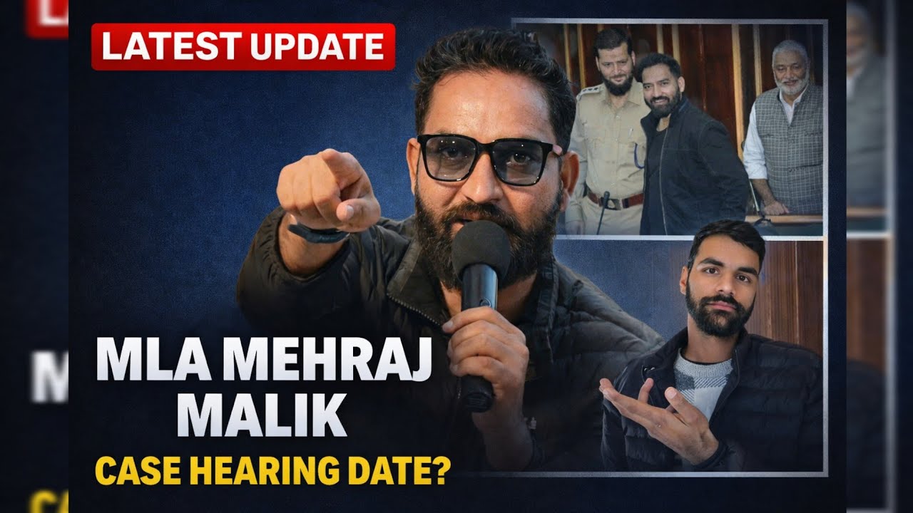 #BigUpdate Regarding MLA Mehraj Malik PSA Case.... Listen In....!!!