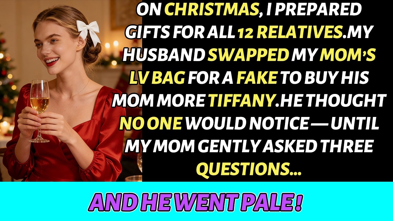 HE SWAPPED MY MOM’S LV FOR A FAKE AT CHRISTMAS—THEN WENT PALE OVER 3 QUESTIONS