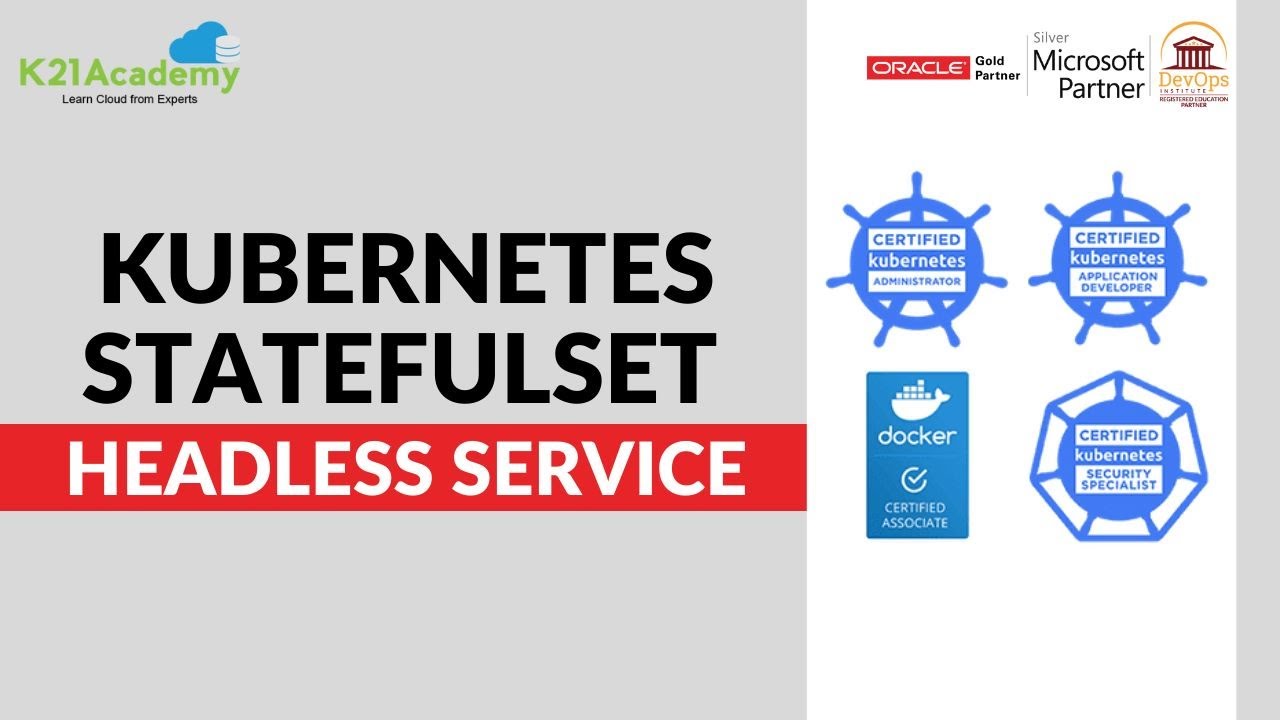 Служба Headless и StatefulSet в Kubernetes | Обучение Kubernetes | Академия K21