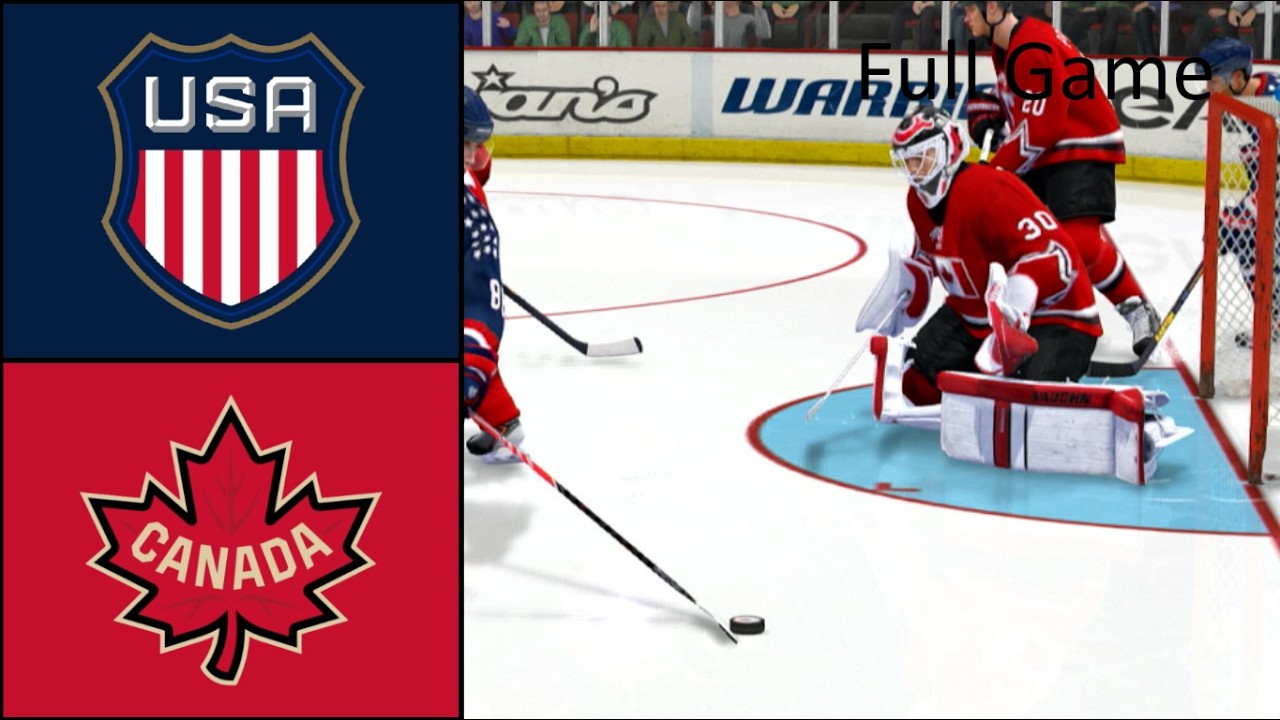 4 Nations - USA vs. Canada - Full Game - NHL 14