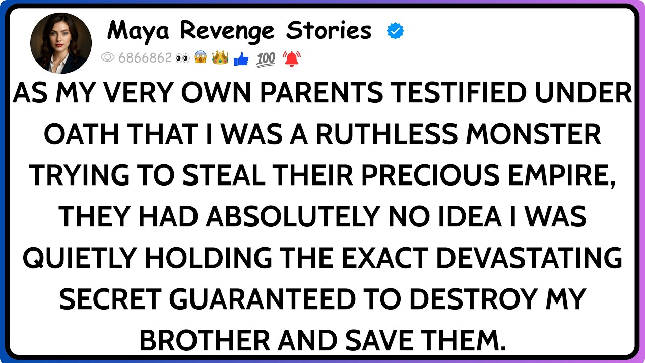 My Parents Testified Against Me in Court… Then the Judge Said “Bring in the Witness”