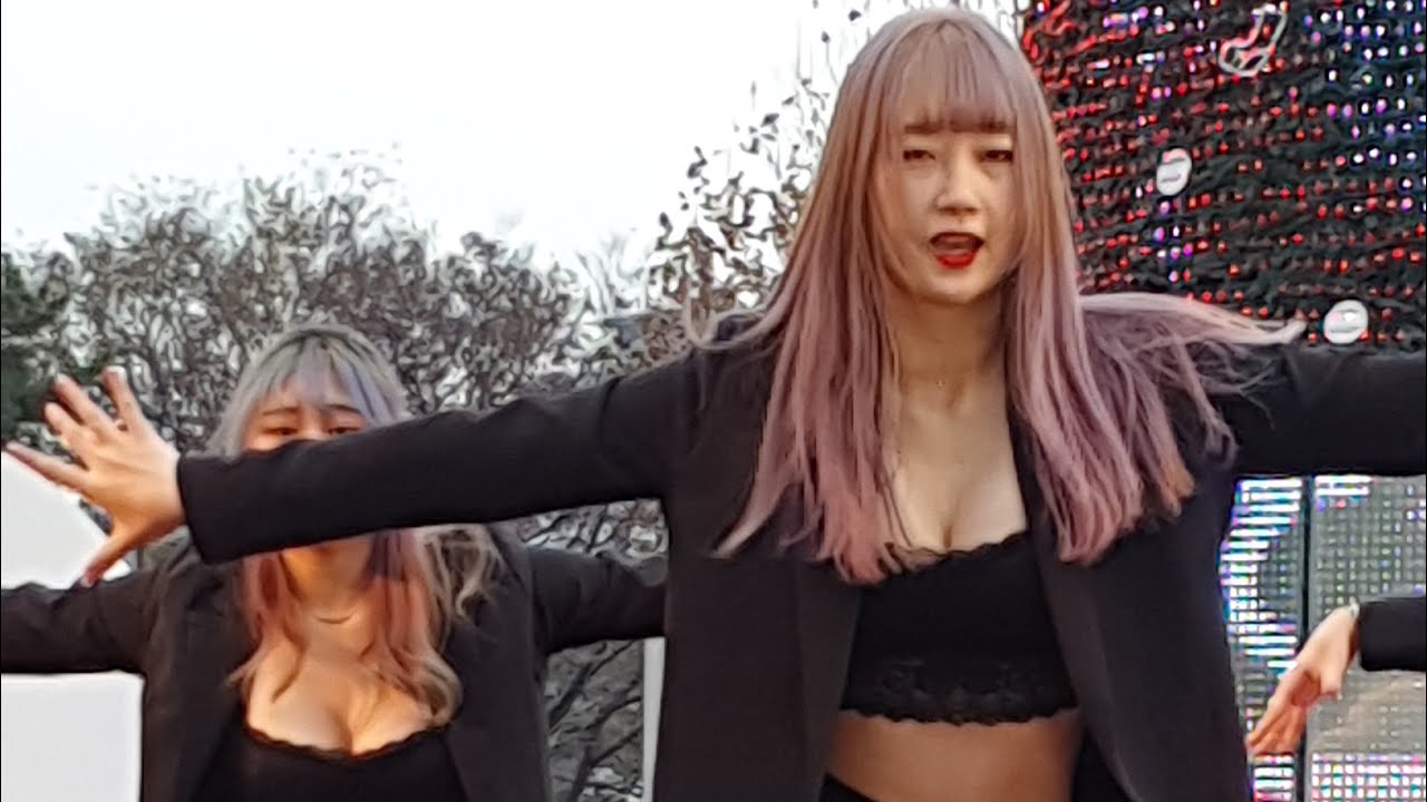 191229 서울광장 마음소리버스킹 댄스팀 리멤버 씨스타 메들리 공연 [직캠]