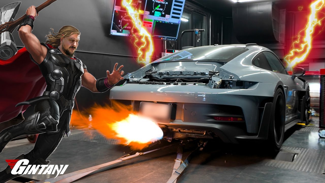 INSANE EARTH SHATTERING GINTANI GT3 RS RACE EXHAUST!