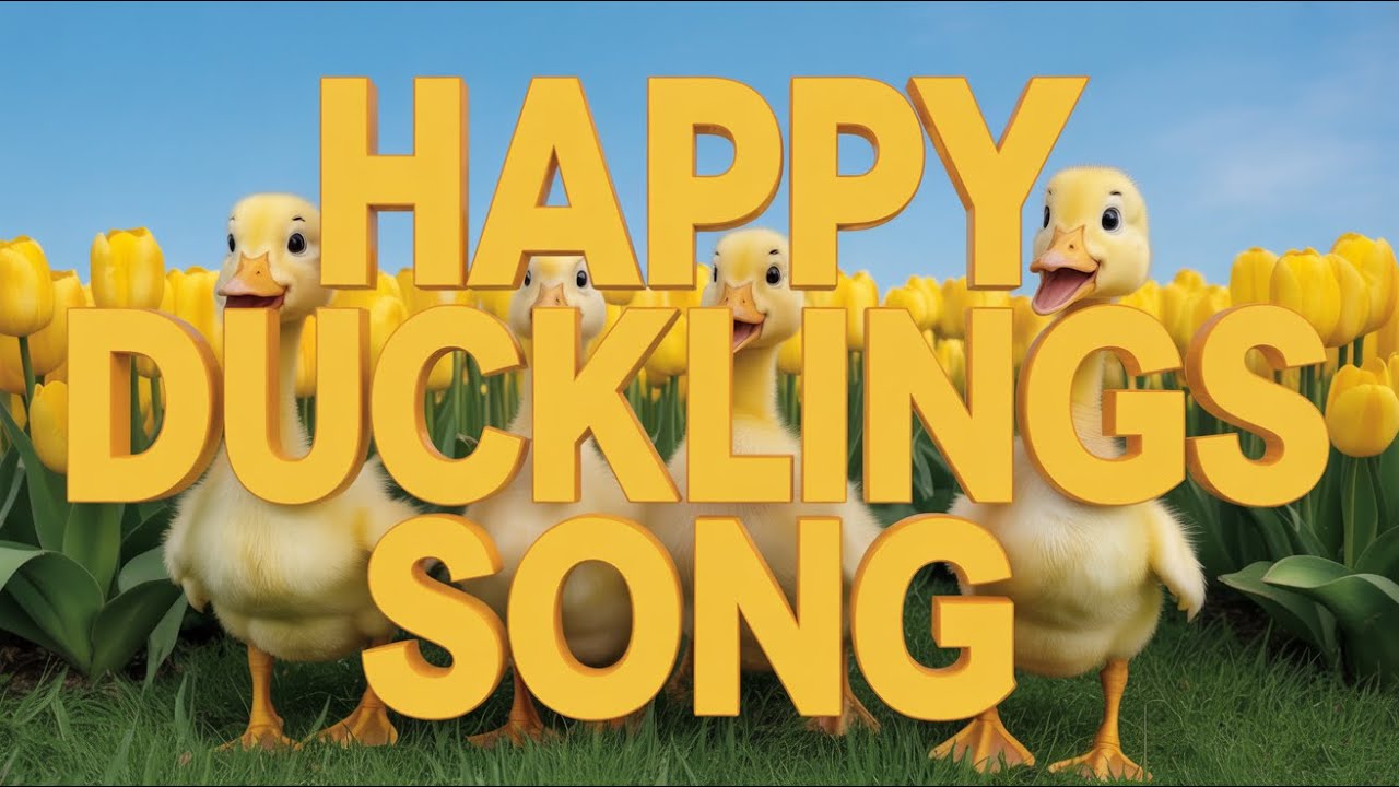 English Learning with Ducks | Cute Kids Song with Quack Quack Animal Sounds and Fun Rhythms