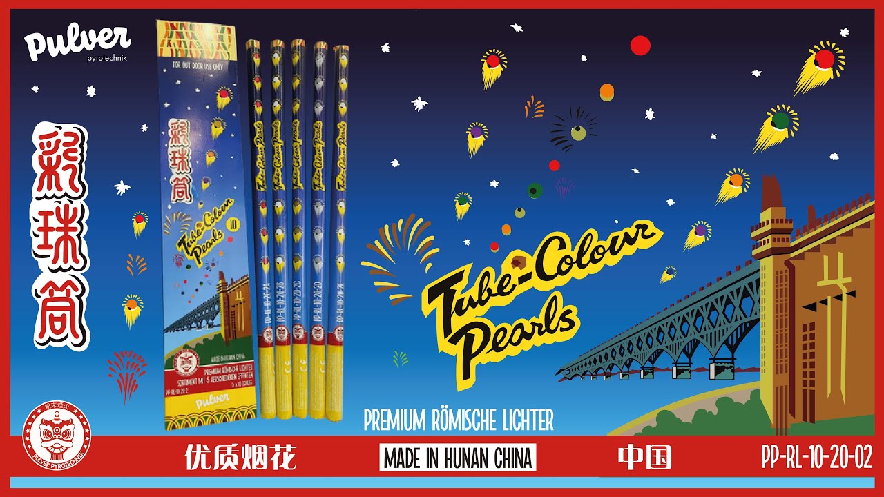 Pulver Pyrotechnik Römische Lichter 10 Schuss