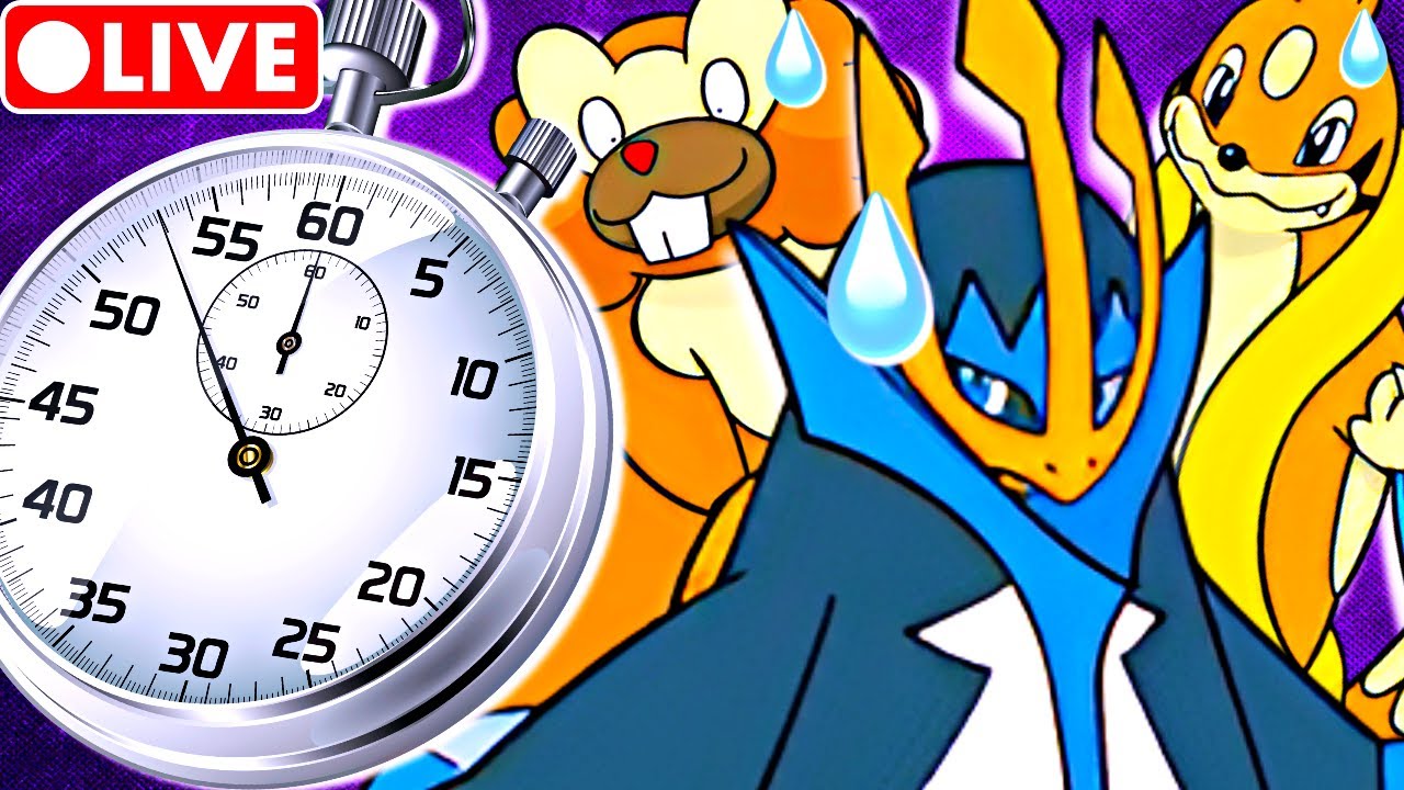 🔴 LIVE: How FAST Can A WATER Team Beat Pokémon Gen 4?