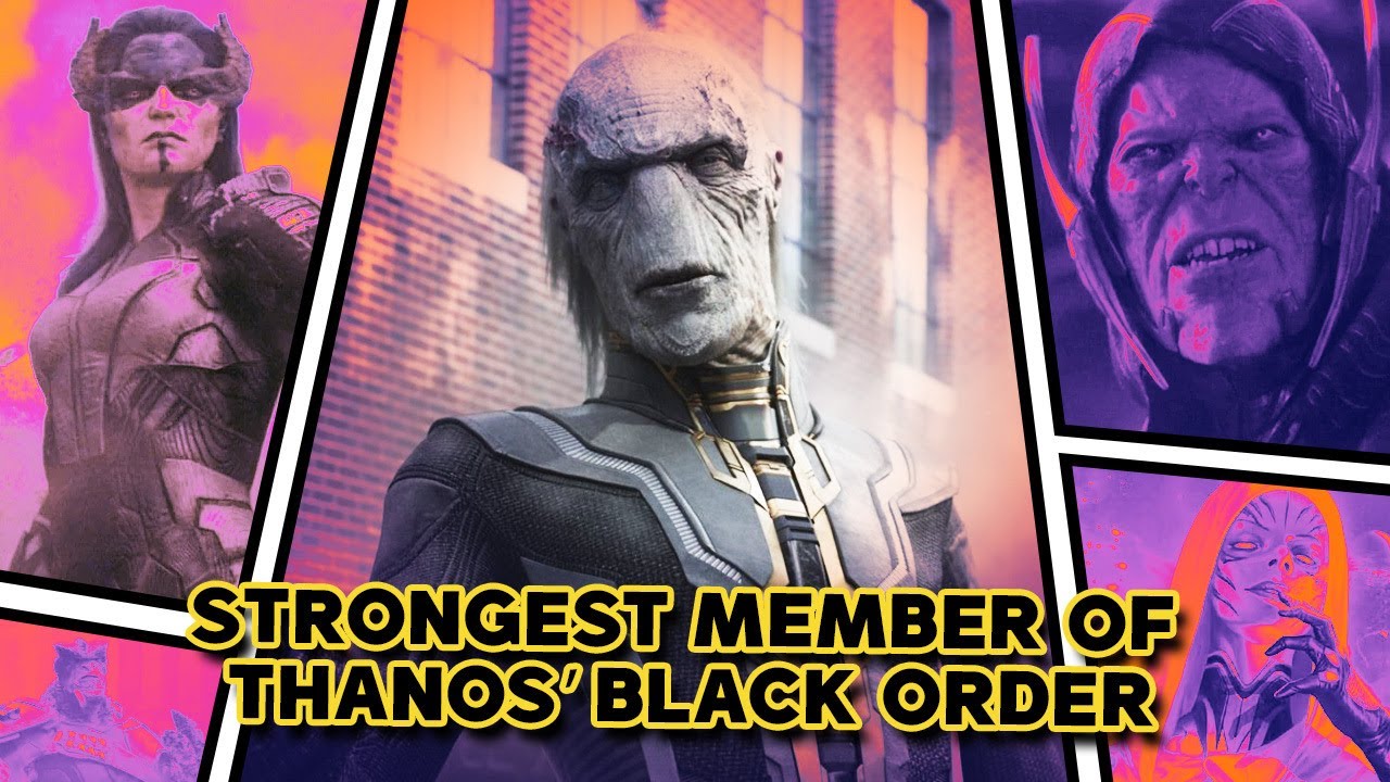 MCU: Every Member Of Thanos&rsquo; Black Order, Ranked By Power