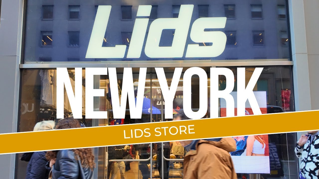 Inside LIDS STORE New York City