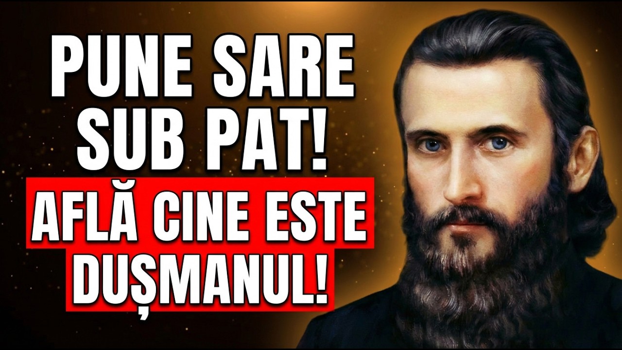 Pune UN PAHAR CU SARE sub pat și vei afla cine îți vrea RĂUL! Secretul Părintelui Arsenie Boca