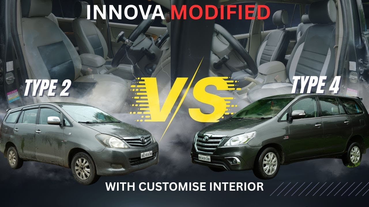 🔥Innova REBORN🚗🔥Type 2 to Type 4 with Premium Napa leather Seat Covers✨