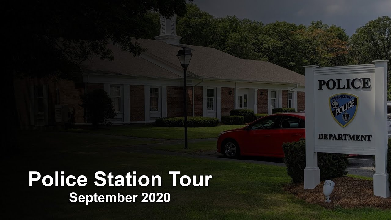 Police Station Tour, Shrewsbury, MA - September 2020