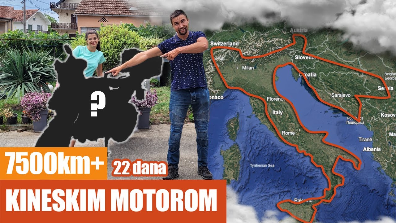 Krećemo KINESKIM motorom na put od preko 7500km u 22 dana – da li će izdržati?