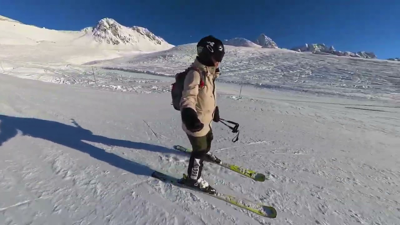 Arpette to Chalet Turquoise, Belle Plagne Ski in, Ski out