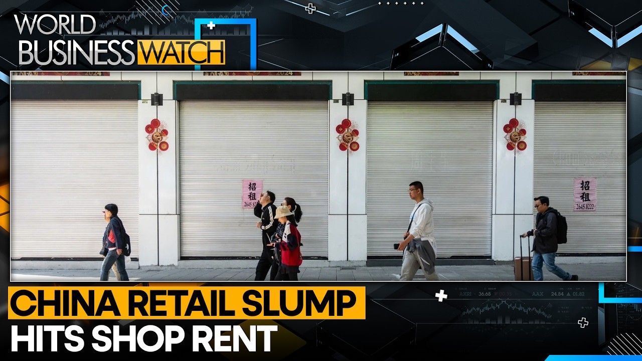 China's Commercial Streets Feel the Slowdown | World Business Watch | WION