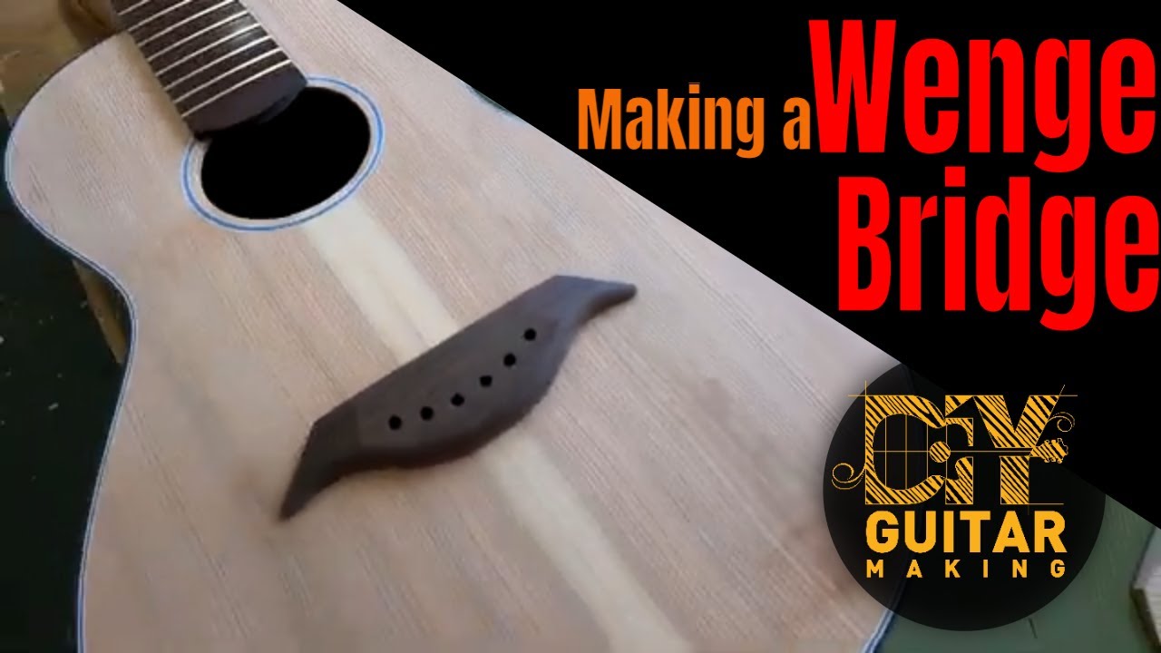 Making a Wenge Bridge | Parlor Guitar #86