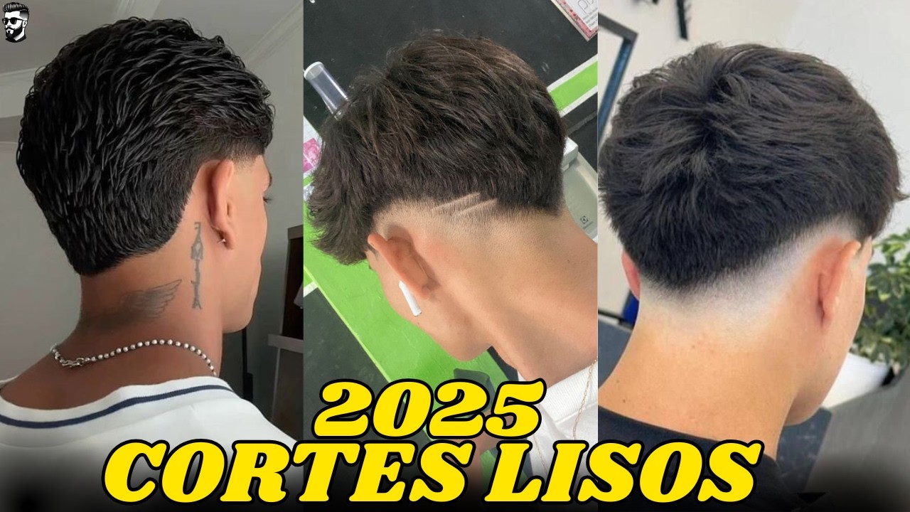 CORTES DE CABELO MASCULINO LISO 2025/ CORTE DE CABELO MASCULINO LISO 2025 - CORTES LISO 2025