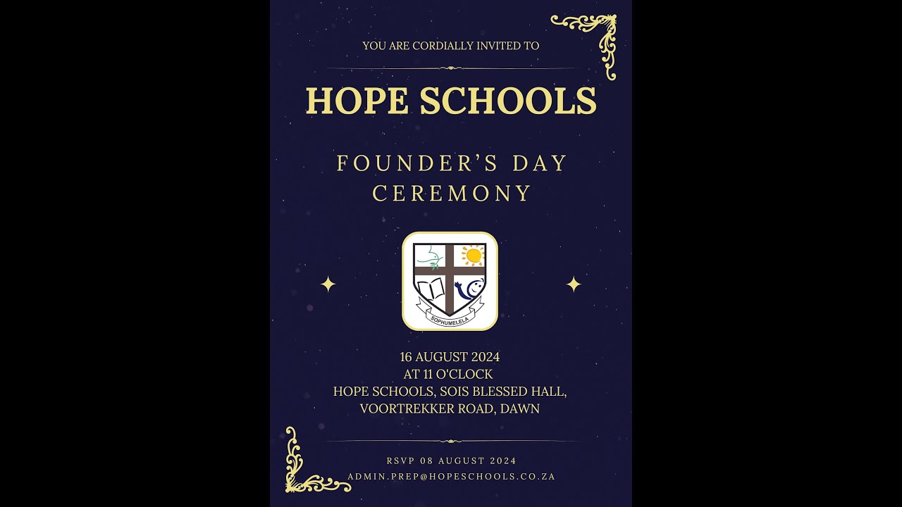 Hope Schools Founders Day 2024