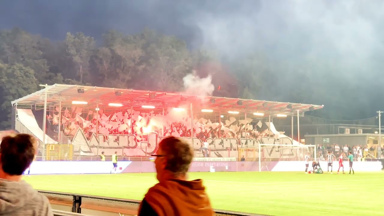#25 - Choreo und Pyroshow VfR Aalen - 1.FC Normannia Gmünd 2:0, 29.08.2025
