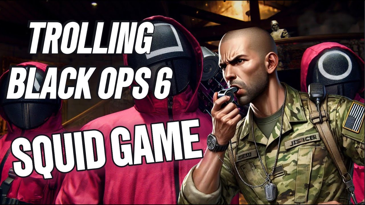 Троллинг SQUID GAME в Call of Duty BLACK OPS 6