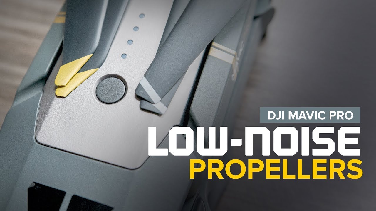 Śmigła DJI Mavic Pro Platinum Low-Noise stosowane w oryginalnym Mavic Pro