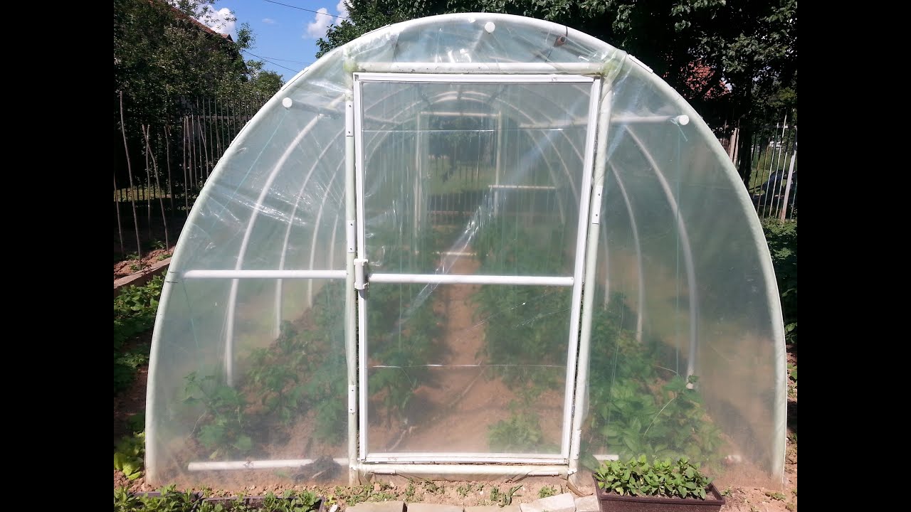 Easy way to build PVC greenhouse DIY