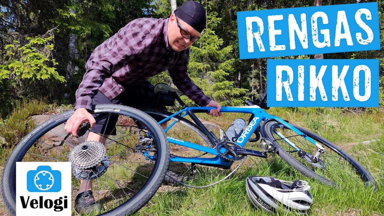 Rengasrikko tien päällä!