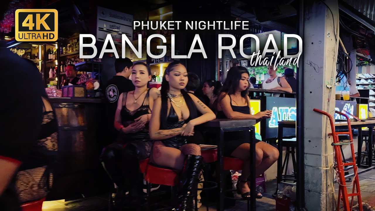 Crazy Nightlife Bangla Road Phuket 4K Full Tour 2025