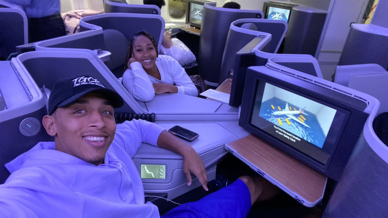 FLYING FIRST CLASS TO DUBAI!