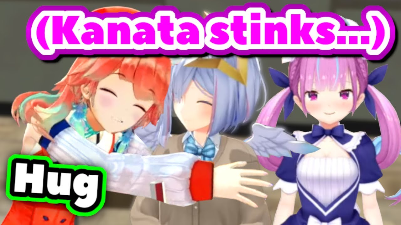 Kiara Physically Hugs Kanata, but She Stinks【ENG Sub / hololive】