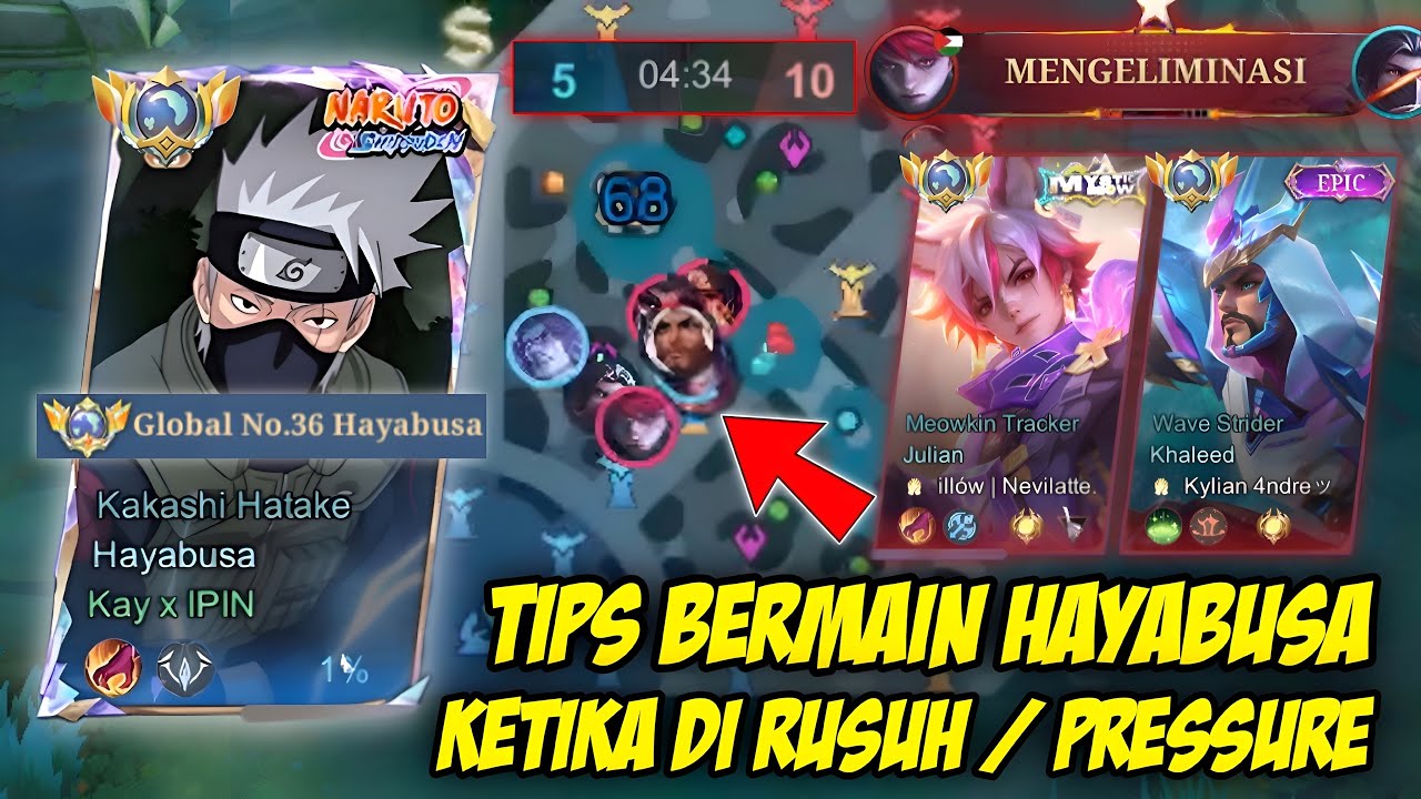 GLOBAL HAYABUSA TIPS CARA BERMAIM HAYABUSA KETIKA DI RUSUH ATAU KENA PRESSURE DI ERLAY GAME