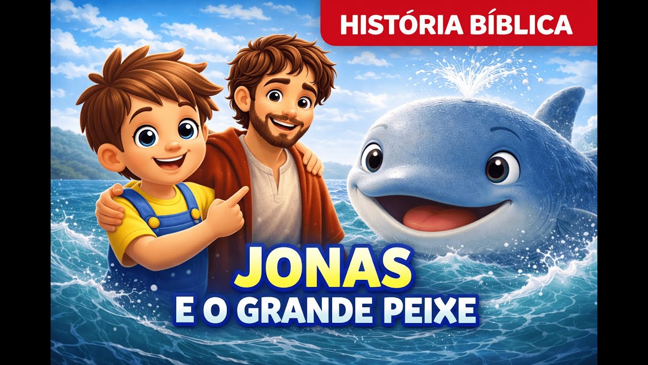 Jonas e o Grande Peixe | História Bíblica Infantil para Crianças