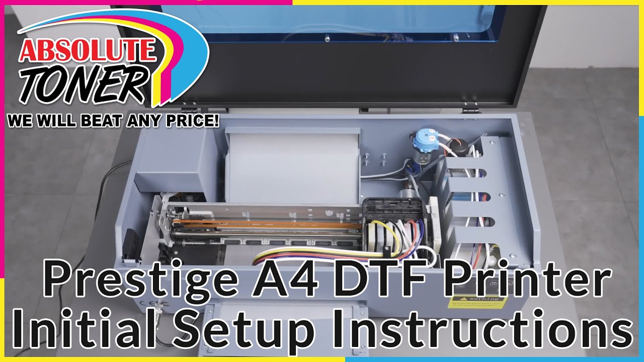 Prestige A4 DTF Printer Initial Setup By DTF Station